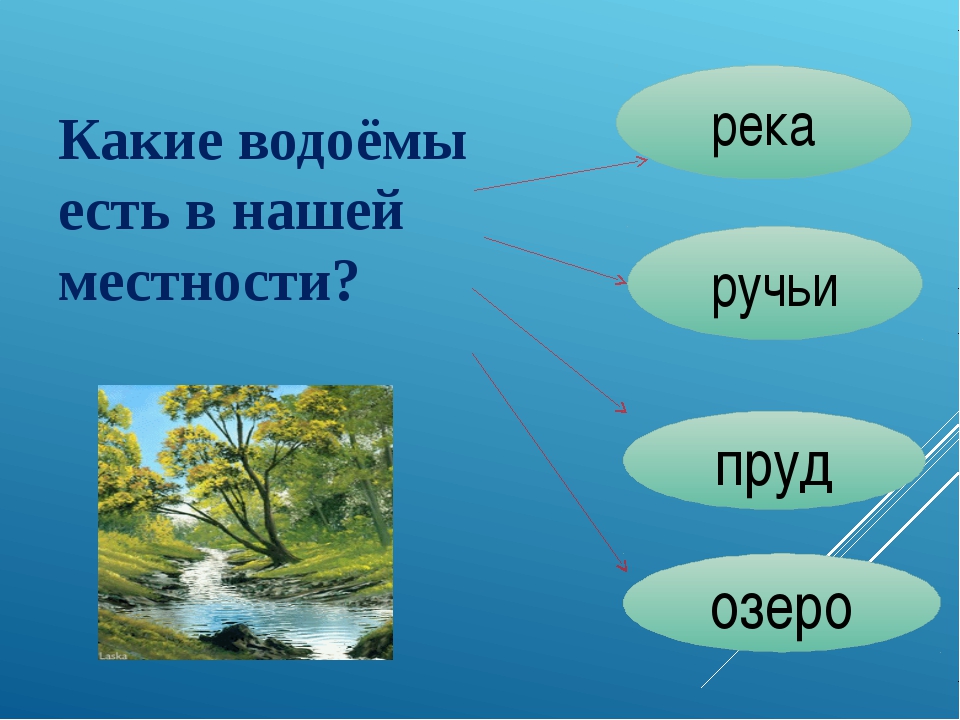 Реки 4 класс окружающий. Водоемы презентация. Водоемы нашей местности. Водоемы окружающий мир. Презентация на тему водоемы.