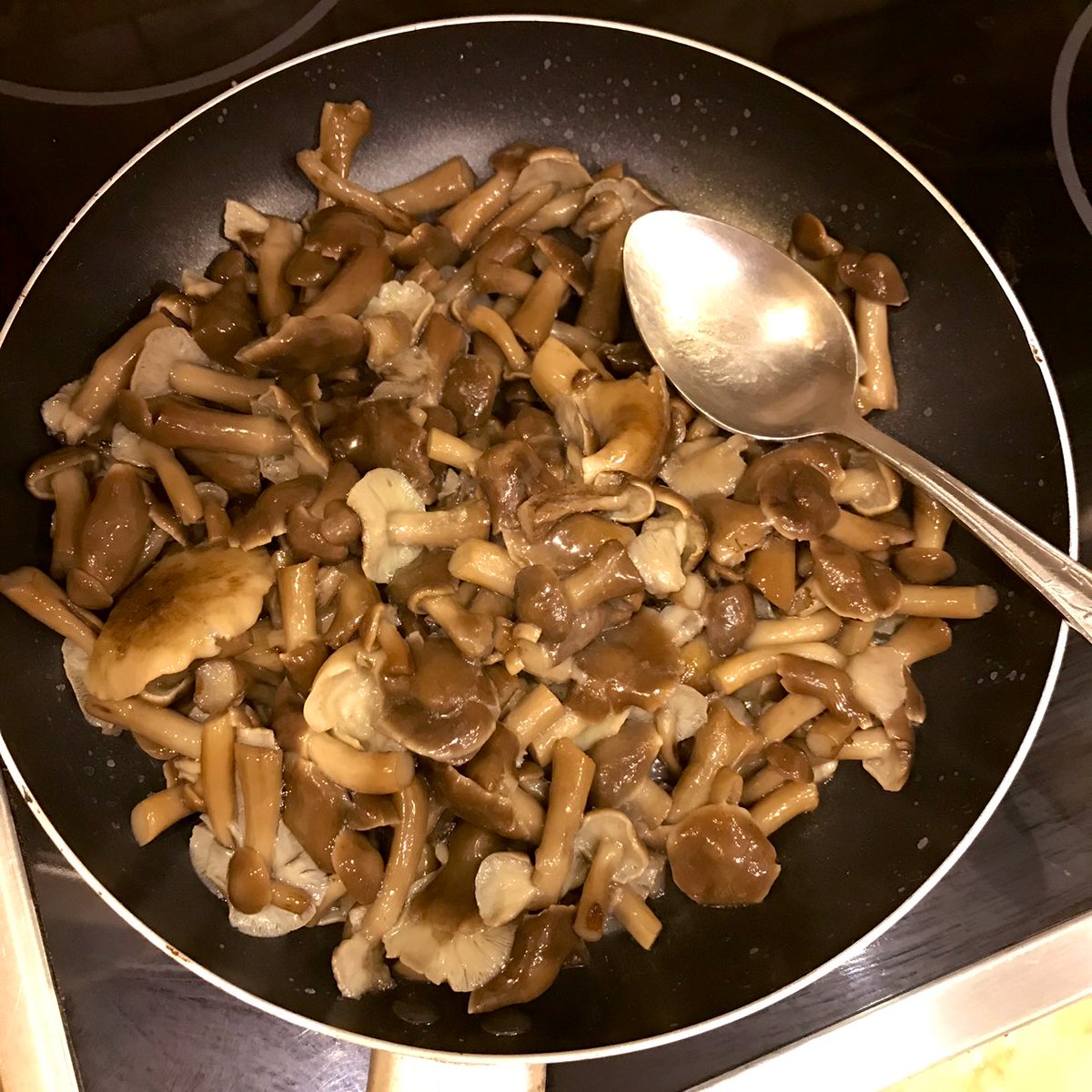 Как готовить грибы свежие на сковороде. Грибы опята жареные. Жареные опята. Жареные Лесные грибы. Картошка с опятами.