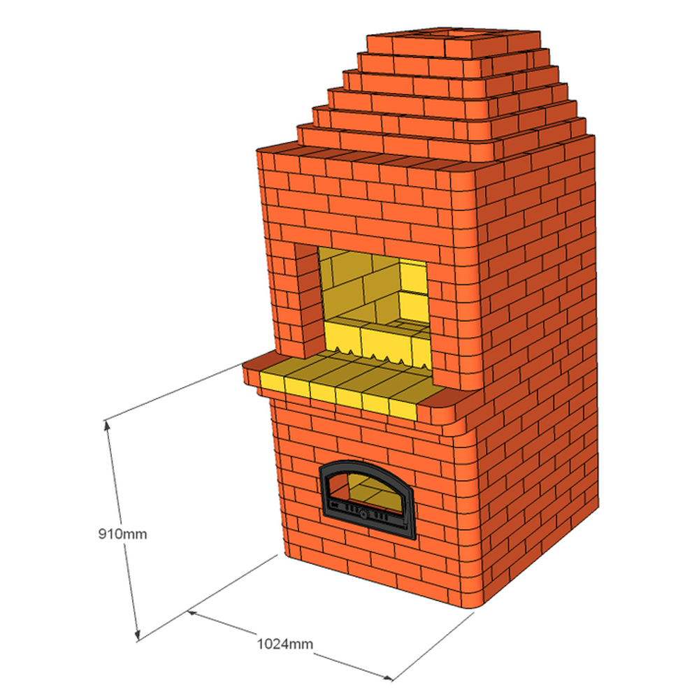 Ширина печи. Комплекс барбекю big l 212 порядовка. Порядовка камин барбекю. Уличная русская печь порядовка. Проект печи.