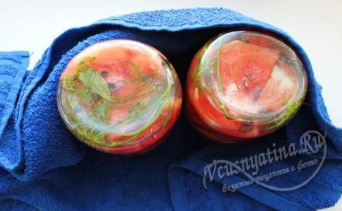 Маринованные арбузы без стерилизации. Маринованные арбузы в банках на зиму, удачный рецепт без стерилизации