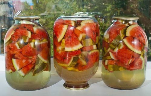 Вкусные соленые арбузы на зиму в банках. 8 супер - рецептов солёных арбузов в банках.