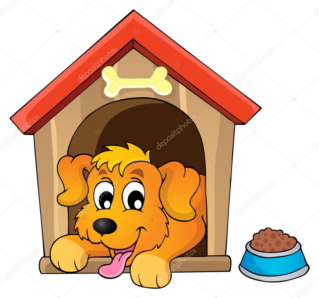 Домик для собачки картинка для детей
