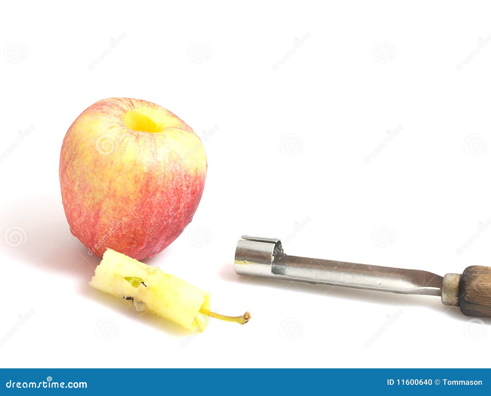 Перед обработкой из яблок иногда вырезают сердцевину. Приспособление для вырезания сердцевины яблок. Яблоко без сердцевины. Для вырезания сердцевины яблок. Сердцевина яблока.