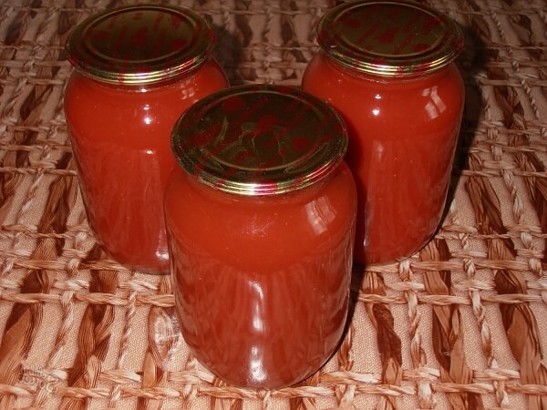 Готовый томатный сок с мякотью