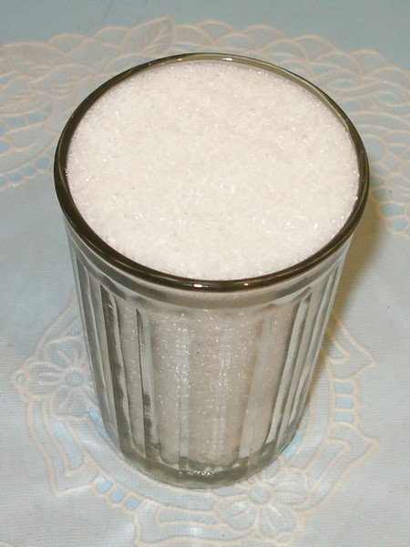 Сколько грамм сахара в стакане