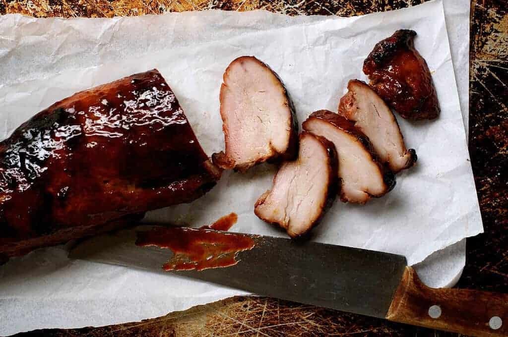 Char Siu Pork (Chinese BBQ Pork) is SO easy to make at home in the oven! The key is the Char Siu marinade that